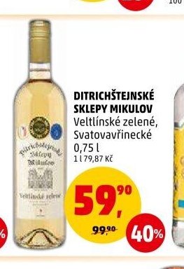 DITRICHŠTEJNSKÉ SKLEPY MIKULOV