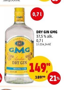 DRY GIN GMG