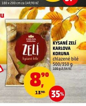 KYSANÉ ZELÍ KARLOVA KORUNA chlazené bílé 500/350 g