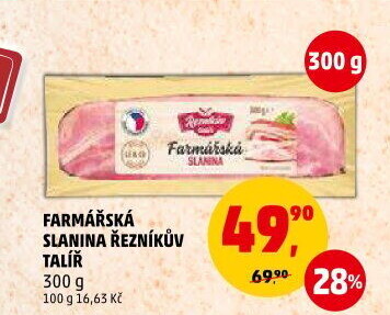 Farmářská slanina Řezníkův talíř
