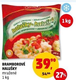 Halušky bramborové mražené Vinica