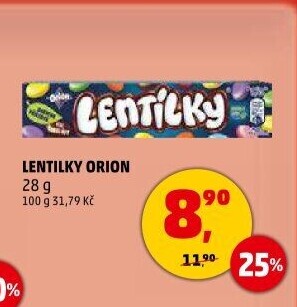 Lentilky Orion