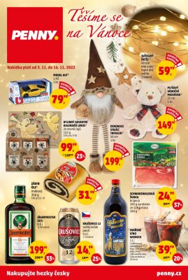 akční leták Penny Market 3.11.2022-16.11.2022