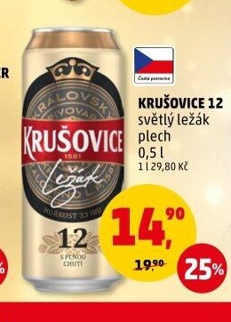 KRUŠOVICE 12 světlý ležák