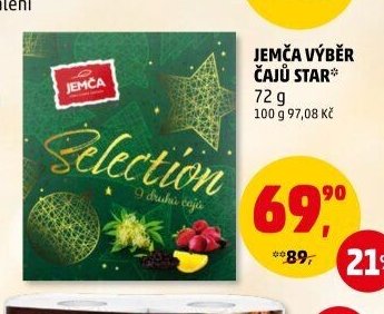 JEMČA VÝBĚR ČAJŮ STAR