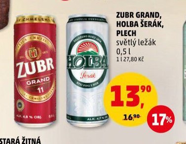 ZUBR GRAND, HOLBA ŠERÁK, PLECH