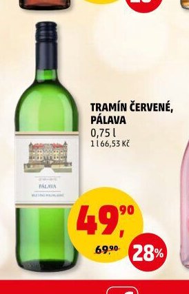 TRAMÍN ČERVENÉ, PÁLAVA