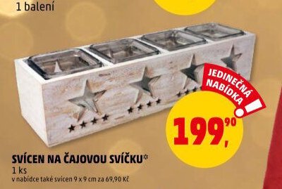 SVÍCEN NA ČAJOVOU SVÍČKU