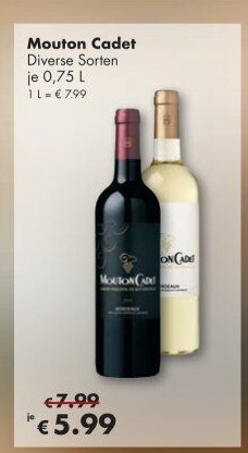 Vína Mouton Cadet Baron Philippe de Rothschild