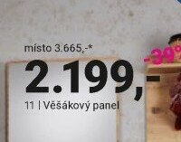 Věšákový panel - Möbelix akcniletaky.com