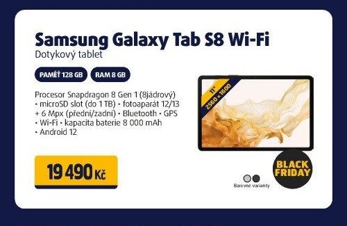 Samsung Galaxy Tab S8 Wi-Fi