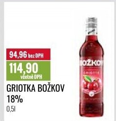 Likér Griotka Božkov