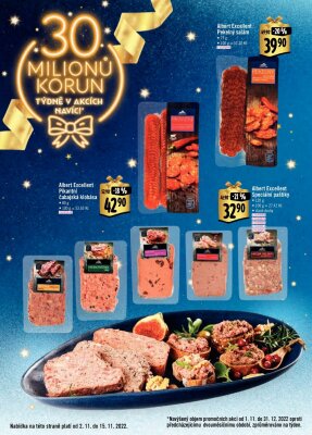 akční leták Albert 2.11.2022-22.11.2022