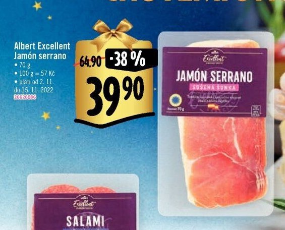 Albert Excellent Jamón serrano