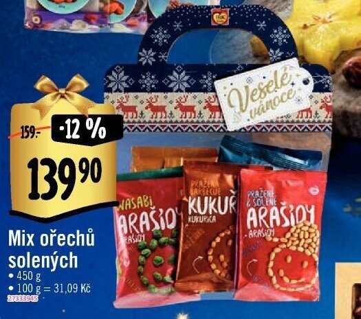 Ořechy Veselé Vánoce IBK trade