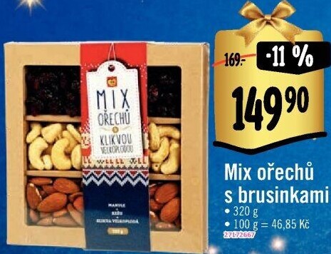 Směs sušeného ovoce a ořechů IBK trade