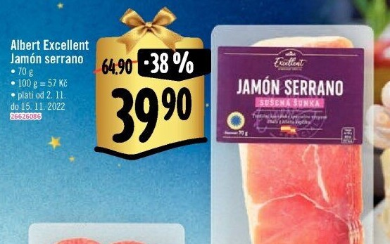 Šunka Jamón Serrano Albert Excellent