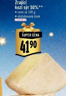 Sýr kozí zrající 50%