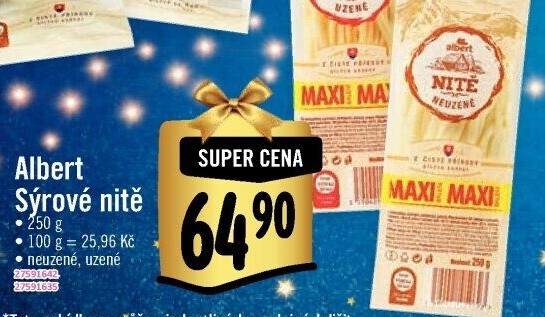 Sýrové nitě Albert