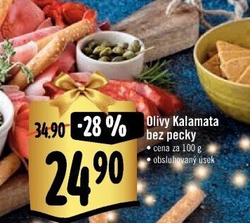 Olivy Kalamata bez pecky