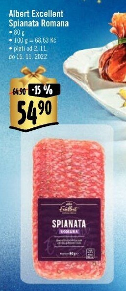 Salám Spianata Romana Albert Excellent