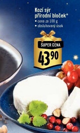 Sýr kozí přírodní