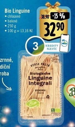 Těstoviny celozrnné chlazené bio Albert Heijn