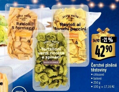 Těstoviny plněné čerstvé Albert Heijn