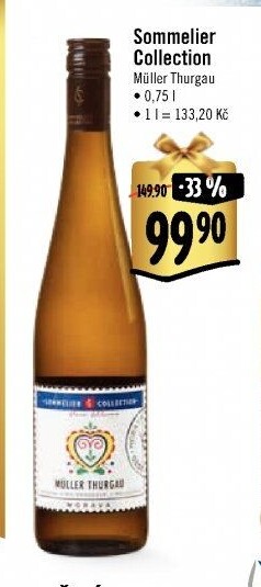 Víno Müller Thurgau Sommelier Collection