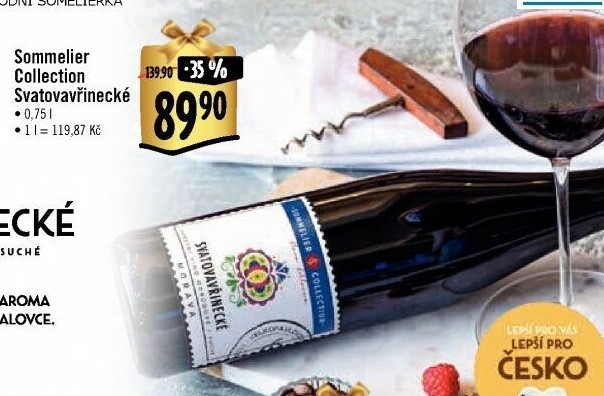 Víno Svatovavřinecké Sommelier Collection
