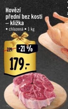 Hovězí přední bez kosti - kližka