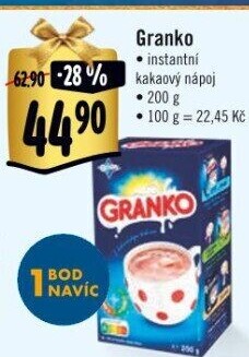 Instantní kakao Granko