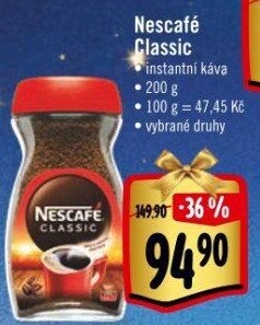 Instantní káva Nescafé Classic