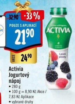 Jogurtový nápoj Activia Danone