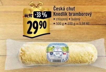 Knedlík bramborový Česká chuť