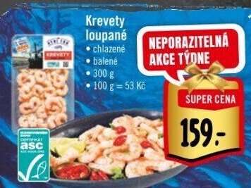 Krevety loupané Albert