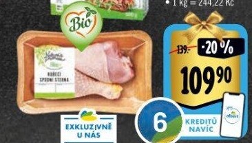 Kuřecí stehna bio Nature'