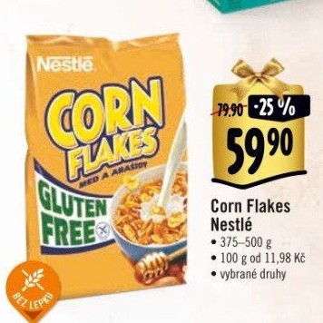 Lupínky kukuřičné Corn Flakes Nestlé
