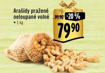 Neloupané arašídy