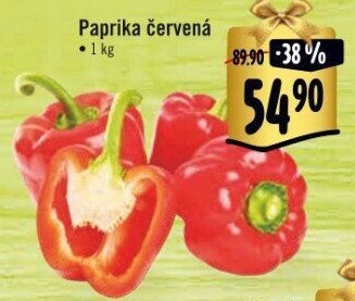 Paprika červená
