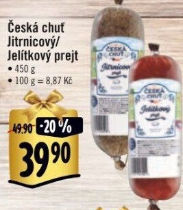 Prejt jitrnicový Česká chuť