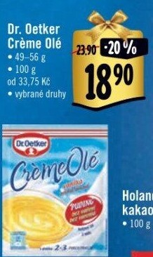 Pudink Créme Olé Dr. Oetker
