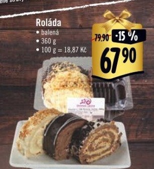 Roláda Smetanová cukrárna