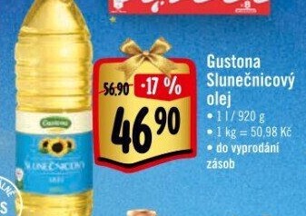 Slunečnicový olej Gustona