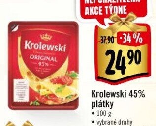 Sýr Krolewski 45% Milkpol