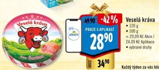 Sýr tavený Veselá kráva