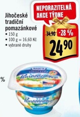 Tradiční pomazánkové Jihočeské Madeta