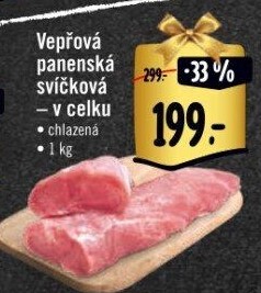 Vepřová panenská svíčková