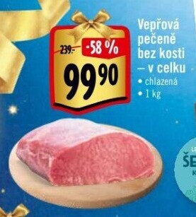 Vepřová pečeně bez kosti