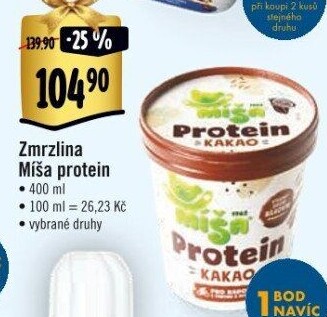 Zmrzlina proteinová v kelímku Míša